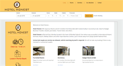 Desktop Screenshot of hotelhonestindia.com